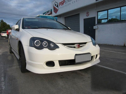 Black LED Angel-Eyes Projector Headlights Fit For Honda Integra DC5 Type S Type R 2001-2003