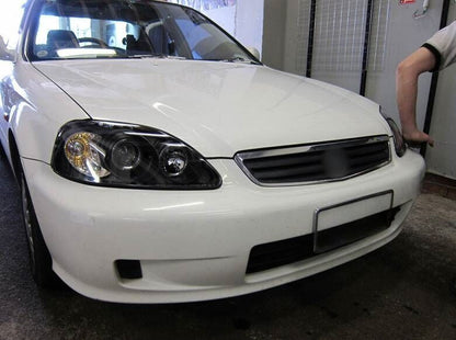 Black CCFL Angle Eye Projector Headlights Fit For Honda CIVIC EK VTIR VTIS 1999-2000