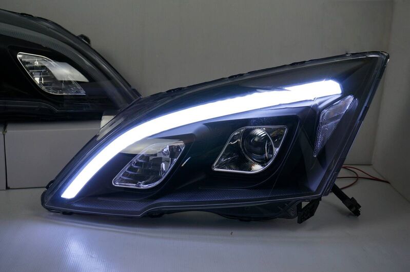 3D LED DRL Looks Projector Headlights Fit For Honda CR-V CRV 2007-2012