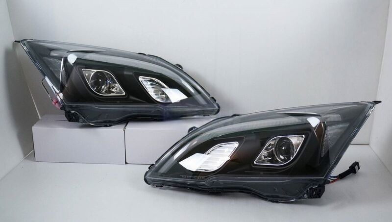 3D LED DRL Looks Projector Headlights Fit For Honda CR-V CRV 2007-2012