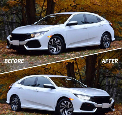 Full LED Projector Headlights Sequential DRL Fit For Honda Civic Type R FK7 FK8 2016-2021