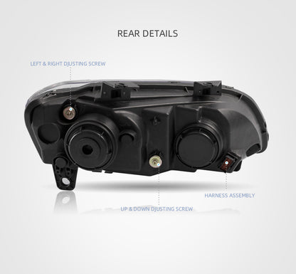 LED Headlights Sequential Blinker Fit For Holden VE Commodore Series 1 & 2 With HID Xenon Globes
