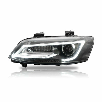LED Headlights Sequential Blinker Fit For Holden VE Commodore Series 1&2 With HID Xenon Globes