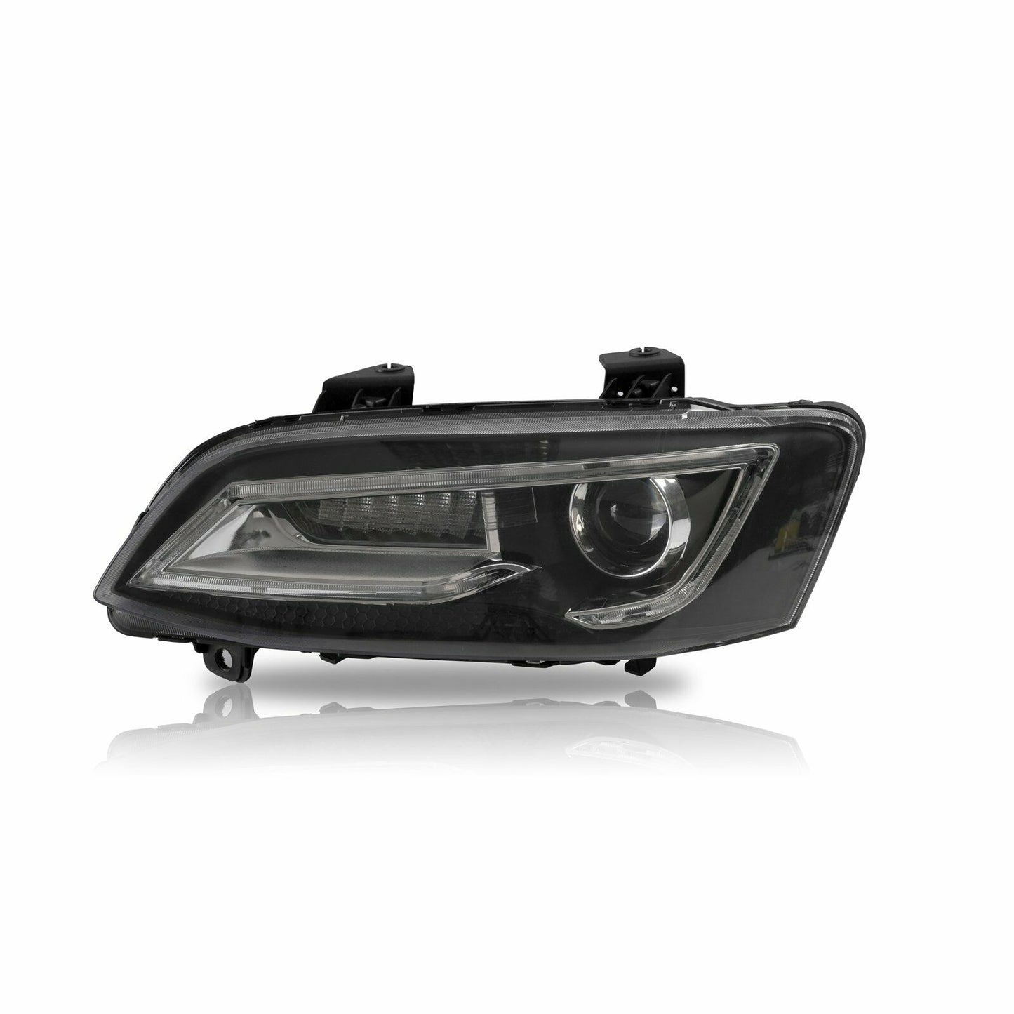 LED Headlights Sequential Blinker Fit For Holden VE Commodore Series 1 & 2 With HID Xenon Globes