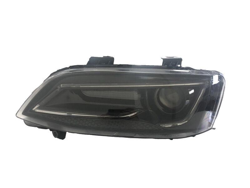 Black LED Headlights Sequential Blinker Fit For Holden VE Commodore Series 1 & 2 Xenon Globes