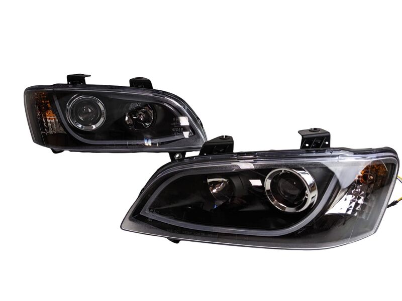 3D DRL LED Projector Headlights Fit For Holden Commodore VE HSV SV8 S1 2006-2010
