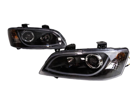 3D DRL LED Projector Headlights Fit For Holden Commodore VE HSV SV8 S1 2006-2010