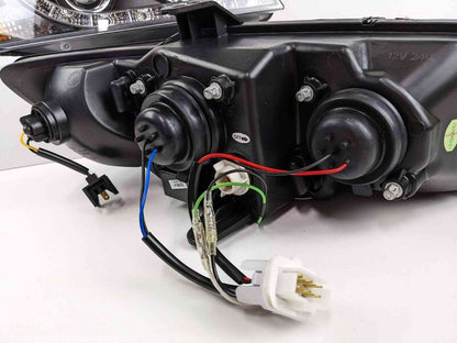 Black DRL LED Projector Head Lights Fit For Holden Commodore VZ UTE 2004-2006