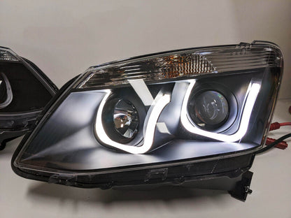 Back LED DRL Projector Headlights Fit For Isuzu D-MAX DMAX UTE 2012-2016