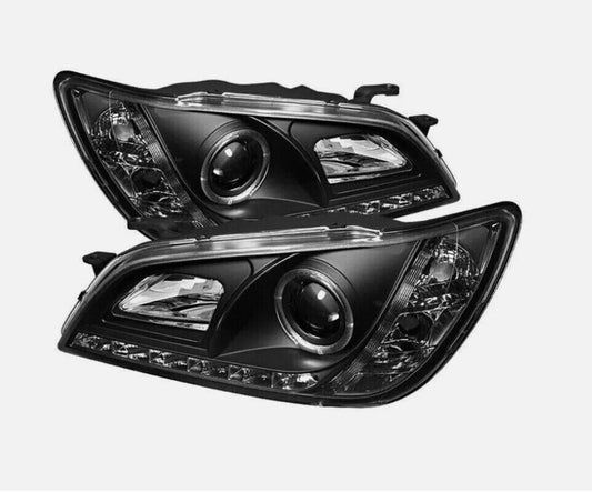 Black CCFL DRL Projector Headlights Fit For Lexus IS200 IS300 Toyota Altezza 1999-2005