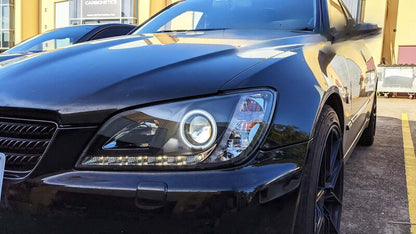 Black CCFL DRL Projector Headlights Fit For Lexus IS200 IS300 Toyota Altezza 1999-2005