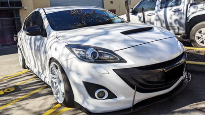 Black 3D DRL LED Projector Headlights Fit For Mazda 3 MPS 2009-2013