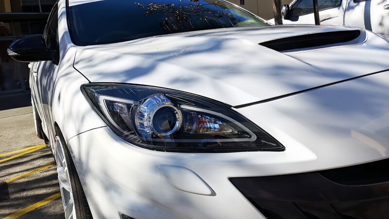Black 3D DRL LED Projector Headlights Fit For Mazda 3 MPS 2009-2013