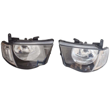 Pair Head Light Lamps Fit For Mitsubishi Triton Ute MN 2009~2015 GL GLX