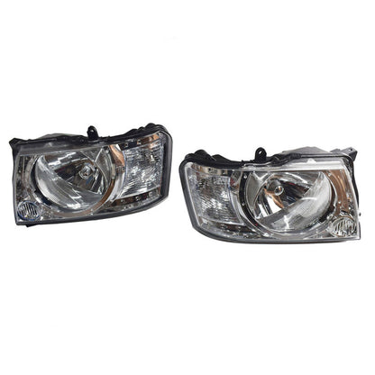 Pair Head light Lamp Fit For Nissan Patrol Wagon GU Y61 2004-2016