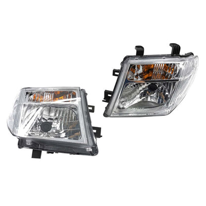 Pair Head Light Lamp Fit For Nissan Navara D40 D40T MNT Thai Built 2008-2014