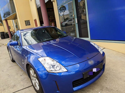 Clear LED DRL Angel Eyes Projector Headlights Fit For Nissan 350Z Fairlady Z33 2003-2005