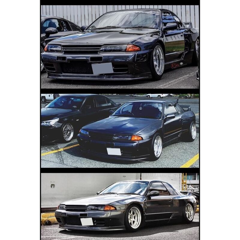 COPLUS 78 Works Dual LED Projector Headlights Fit For Nissan Skyline R32 GTR GTST RB26 1989-1994