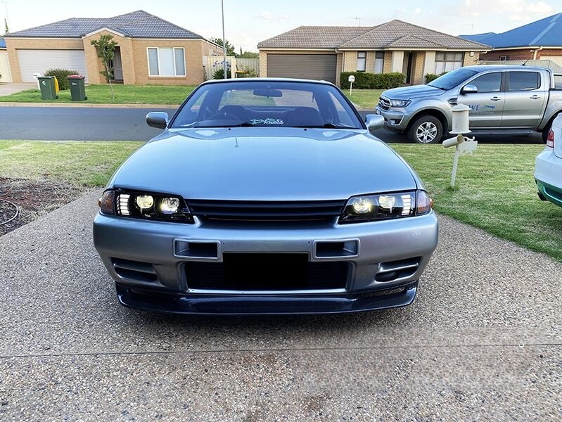 COPLUS 78 Works Dual LED Projector Headlights Fit For Nissan Skyline R32 GTR GTST RB26 1989-1994