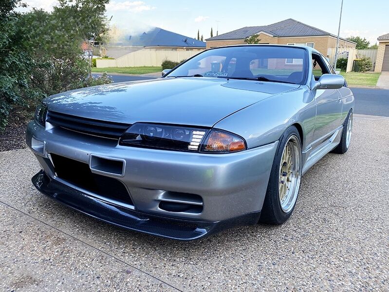 COPLUS 78 Works Dual LED Projector Headlights Fit For Nissan Skyline R32 GTR GTST RB26 1989-1994