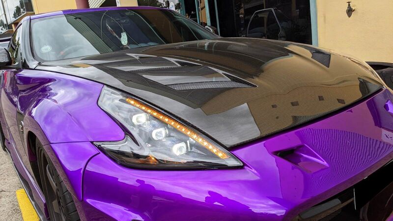 COPLUS Triple LED Projector Headlights with Sequential Indicators Fit For Nissan 370Z Z34 2008-2021