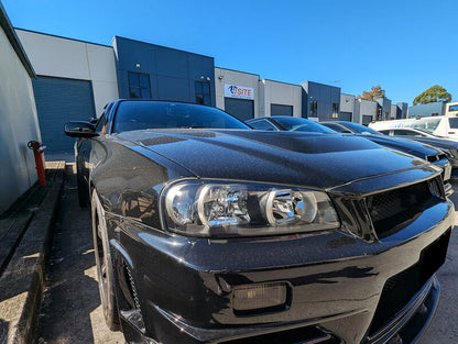 BNR34 GTR R34 OE Style Headlights Fit For Nissan Skyline R34 GTT GTR 1998-2001