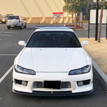 Black LED 3D DRL Projector Headlights & LED Indicators Fit For Nissan S15 200sx Silvia 1999-2002
