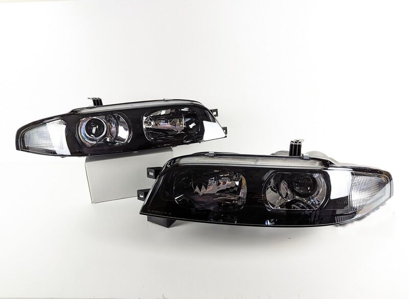 JDM Black OE Projector Headlights Fit For Nissan Skyline R33 GTR GTS25 GTS Series 1&3