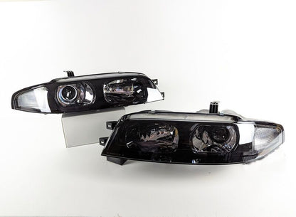 JDM Black OE Projector Headlights Fit For Nissan Skyline R33 GTR GTS25 GTS Series 1&3