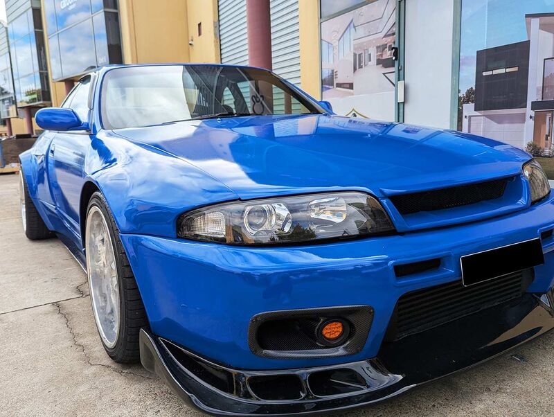 JDM Black OE Projector Headlights Fit For Nissan Skyline R33 GTR GTS25 GTS Series 1&3