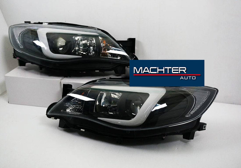 V2 LED 3D DRL Projector Sequential Headlights Fit For Subaru Impreza WRX G3 HID Type 2008-2013