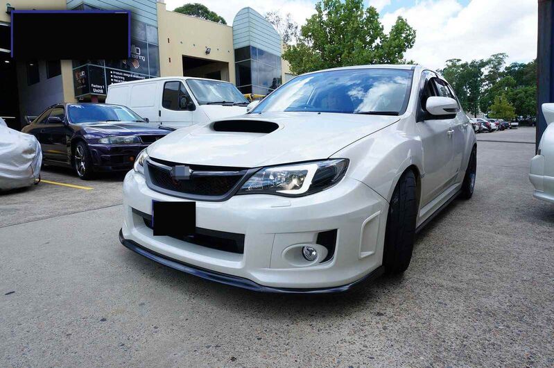 V2 LED 3D DRL Projector Sequential Headlights Fit For Subaru Impreza WRX G3 Halogen Type 2008-2013