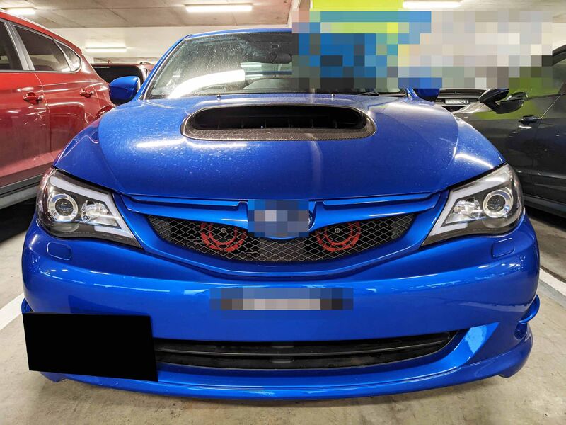 Black LED DRL Projector Headlights Fit For Subaru Impreza RS WRX STI G3 2008-2013