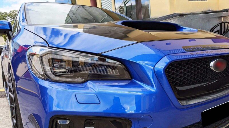 VLAND LED DRL Dynamic Signal Headlights Fit For Subaru WRX STI Levorg 2015-2017