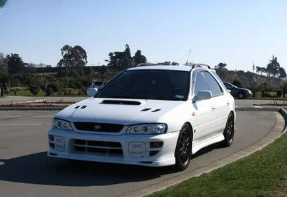 Clear Angel Eye LED Projector Headlights Fit For Subaru Impreza WRX STI GC8 1992-2000