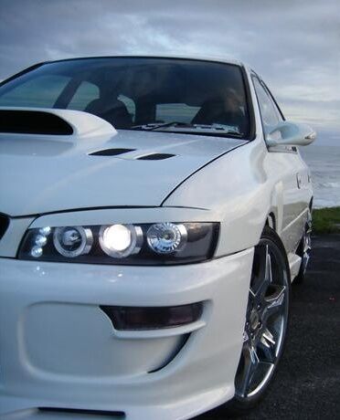 Black Angel Eye LED Projector Headlights Fit For Subaru Impreza WRX STI GC8 1992-2000
