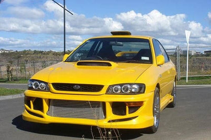Black Angel Eye LED Projector Headlights Fit For Subaru Impreza WRX STI GC8 1992-2000