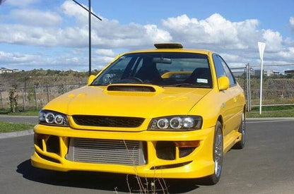 Black Angel Eye LED Projector Headlights Fit For Subaru Impreza WRX STI GC8 1992-2000
