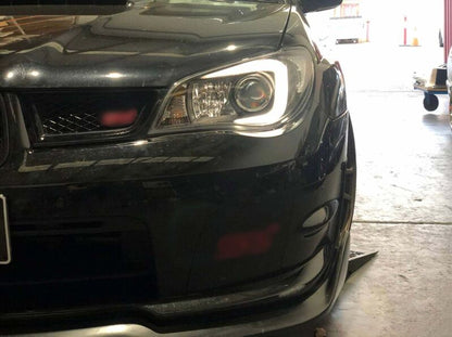 LED 3D Stripe DRL Projector Headlights Fit For Subaru Impreza WRX GD HID TYPE 2005-2007