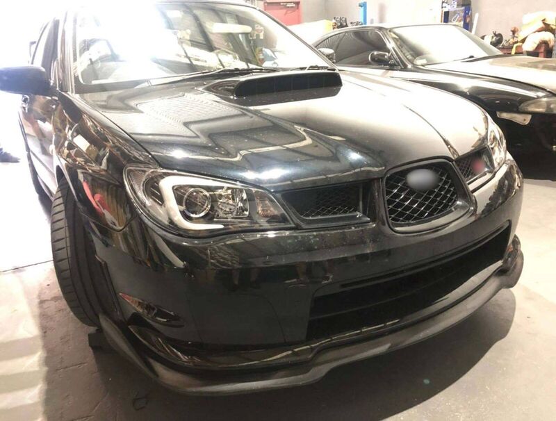 LED 3D Stripe DRL Projector Headlights Fit For Subaru Impreza WRX GD HID TYPE 2005-2007