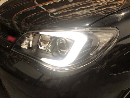 LED 3D Stripe DRL Projector Headlights Fit For Subaru Impreza WRX GD HID TYPE 2005-2007