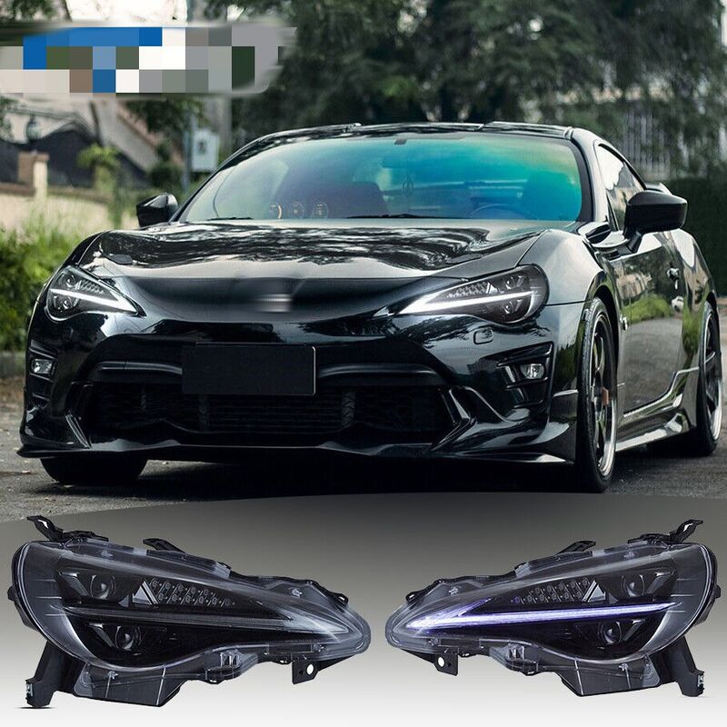 3D Full LED Headlights W/Animation Fit For Subaru BRZ Toyota 86 2012-2020