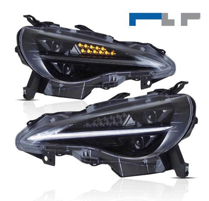 3D Full LED Headlights W/Animation Fit For Subaru BRZ Toyota 86 2012-2020