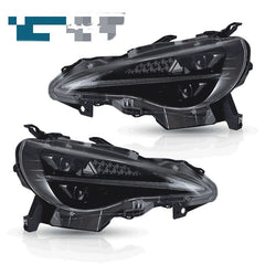 3D Full LED Headlights W/Animation Fit For Subaru BRZ Toyota 86 2012-2020