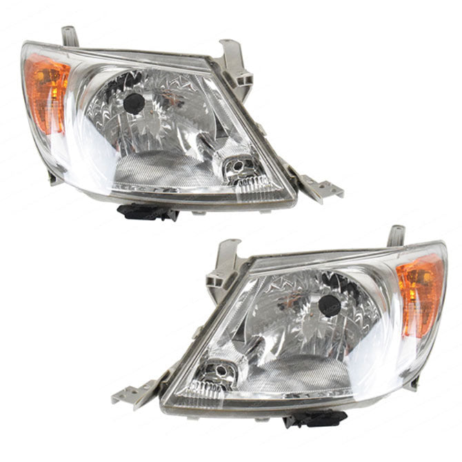Head Light Fit For Toyota Hilux 2005-2008 SR5 (Left + Right Hand Side)