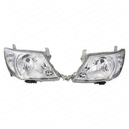 HeadLight LH + RH Fit For Toyota Hilux SR SR5 4WD 2WD UTE 2005-2012