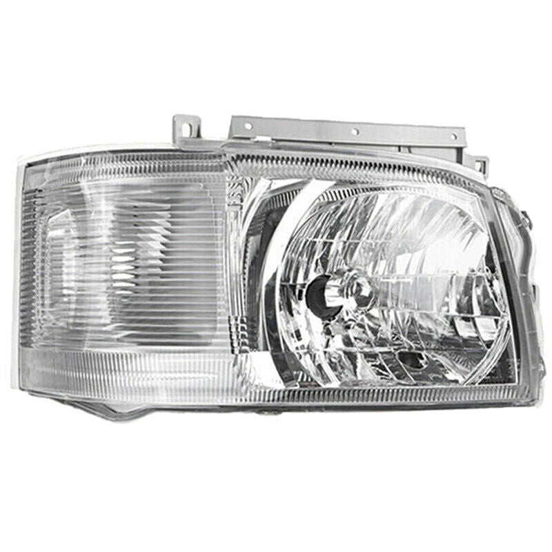 Pair Head Light Lamp Chrome Fit For Toyota Hiace TRH KDH Van Bus 2005~2010