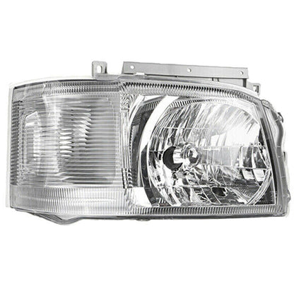 Pair Head Light Lamp Chrome Fit For Toyota Hiace TRH KDH Van Bus 2005~2010