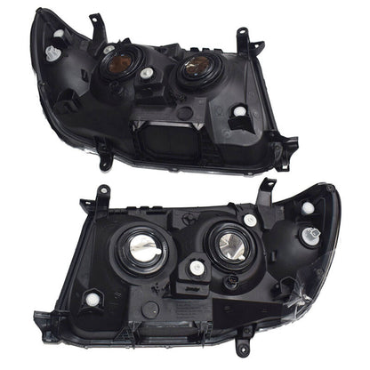 Pair Angel Eyes Head Lights Fit For Toyota Landcruiser 100 Series 2005-2007