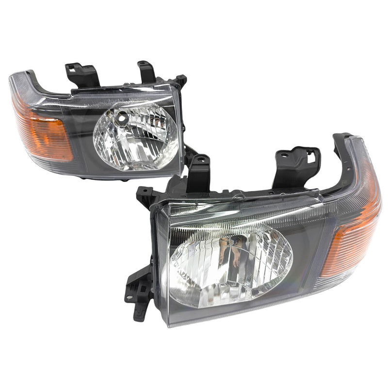 Pair LED Head Lights Fit For Toyota Landcruiser VDJ70 VDJ76 VDJ78 VDJ79 Series 2007-ON
